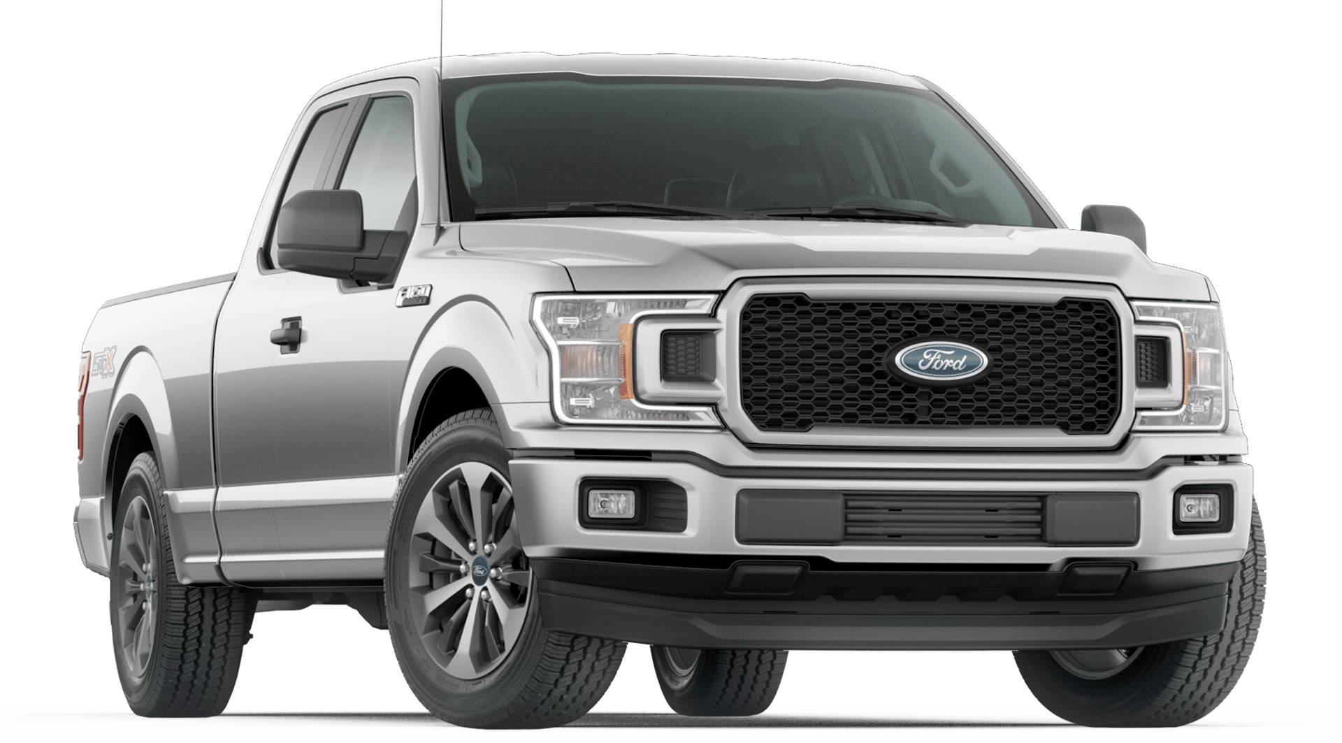 2019 Ford F-150 XLT Supercab shown 2019 Ford F-150 STX Supercab shown