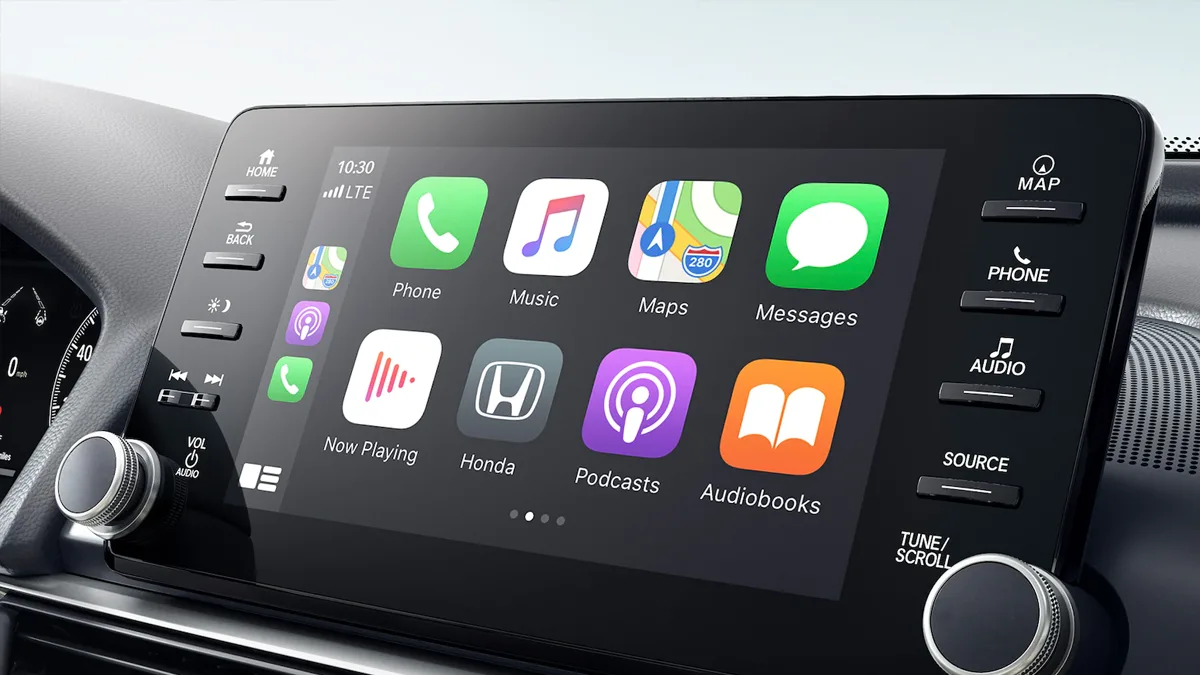2022 Honda Accord Technology 2022 Accord showing the touch-screen display