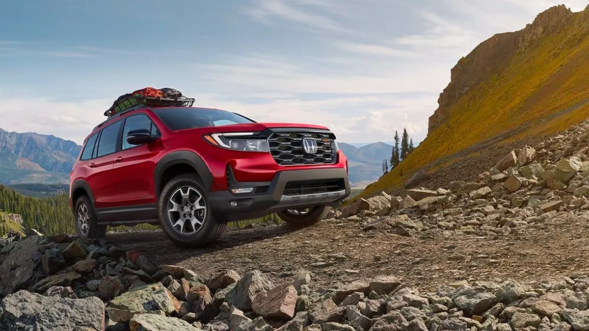 2022 Honda Passport Performance 2022 Passport cutaway showing the AWD system