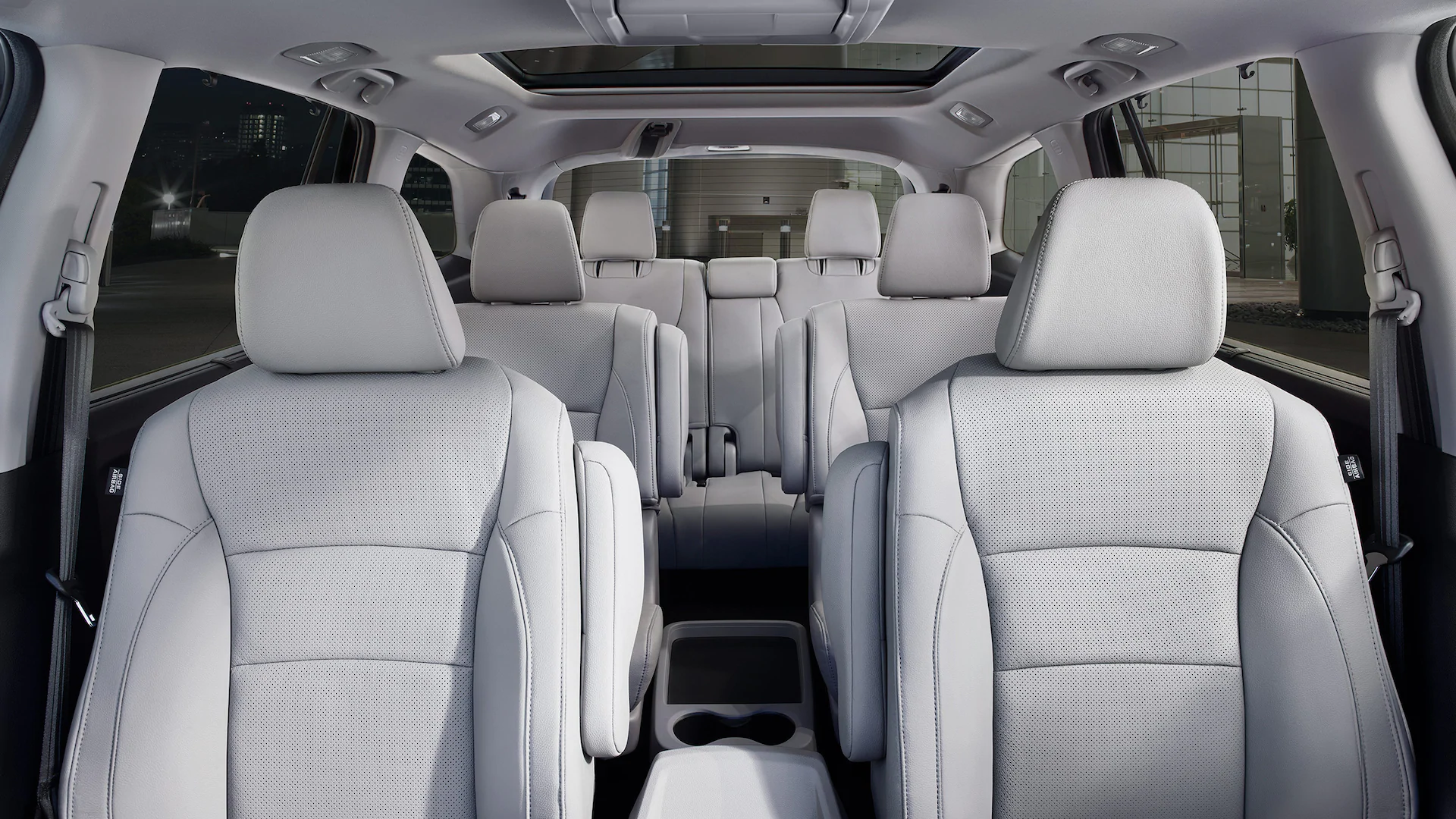 2022 Honda Pilot Design 2022 Honda Pilot Interior showing all the rows of seats