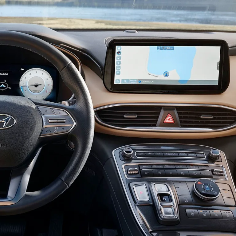 2022 Hyundai Santa Fe - Technology 2022 Hyundai Santa Fe 10.5-inch display touch-screen navigation