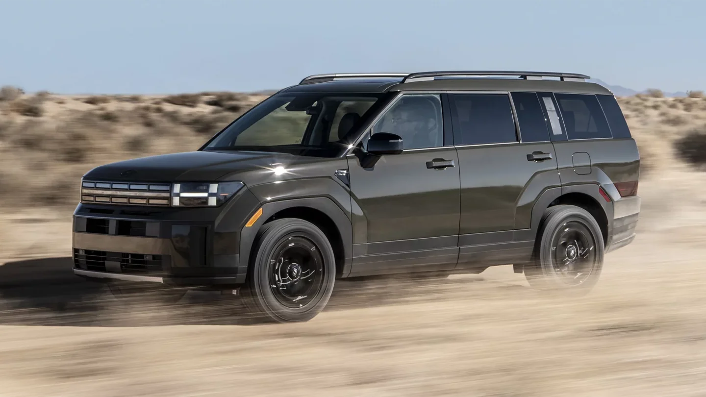 2024 Santa Fe - Epic Style 2024 Santa Fe driving through dirt