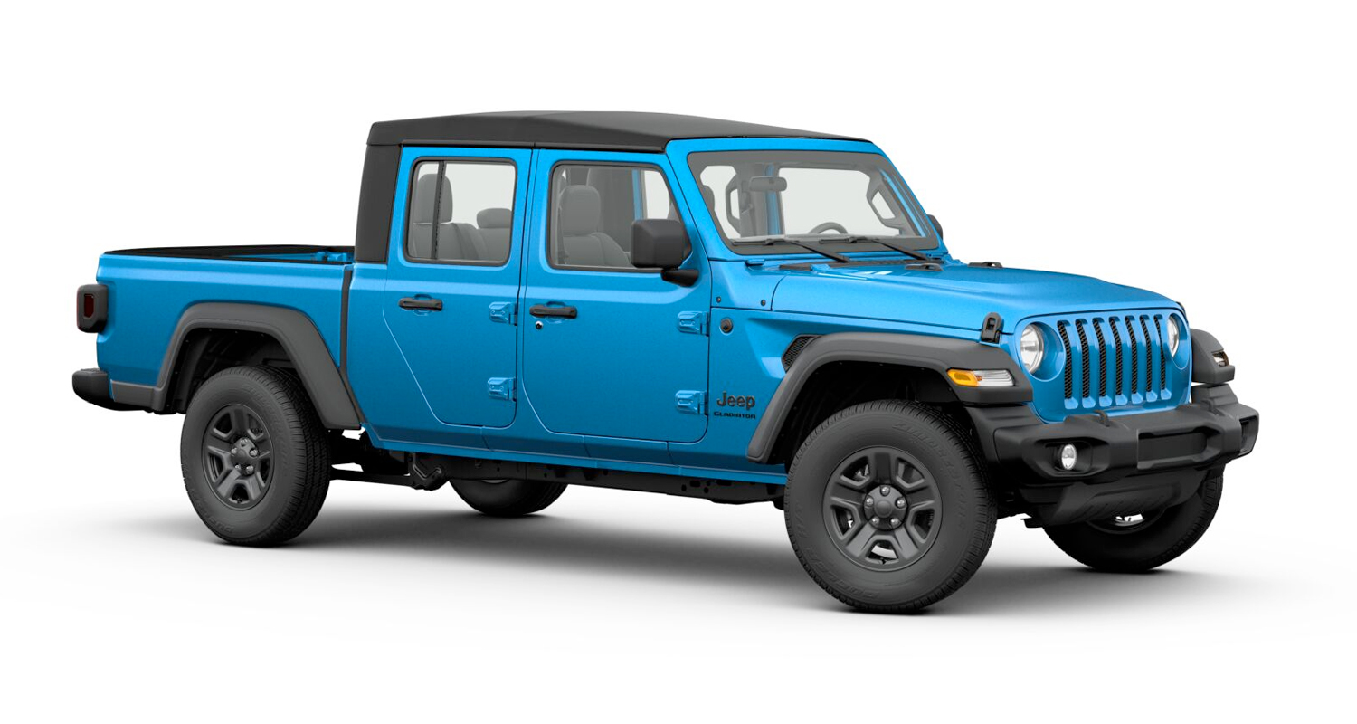 2020 Jeep Gladiator Sport shown 2020 Jeep Gladiator Sport 4x4 shown