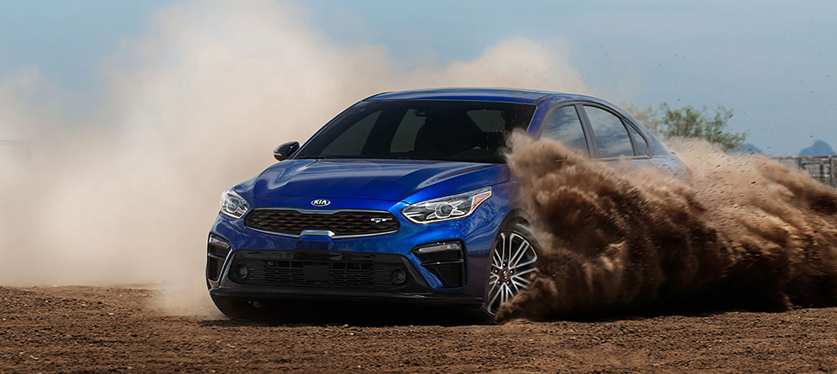2021 Kia Forte - Performance 2021 Kia Forte drifting through sand