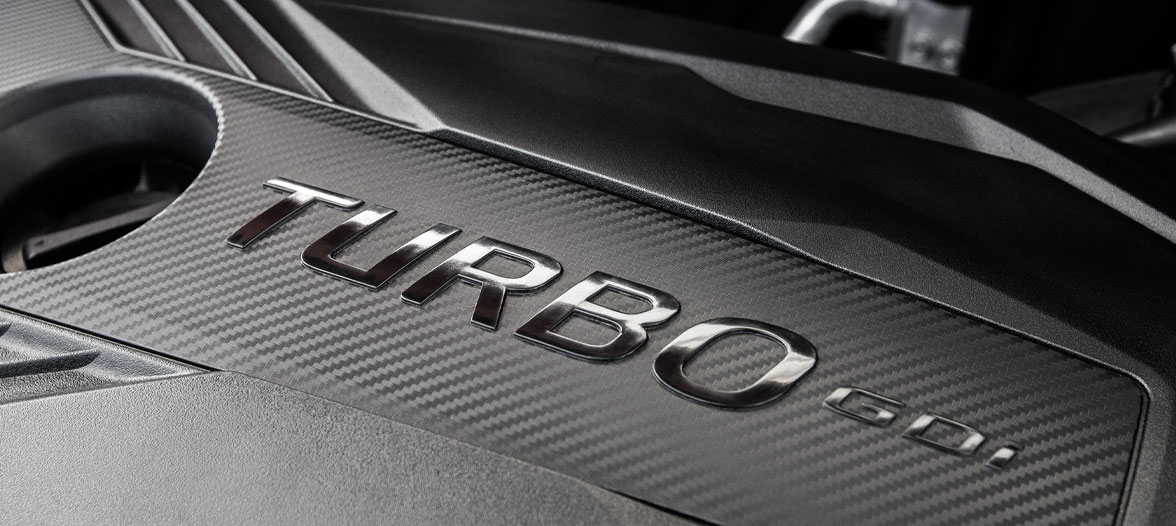 2021 Kia Soul - Performance 2021 Kia Soul Turbo GDI engine close up shot