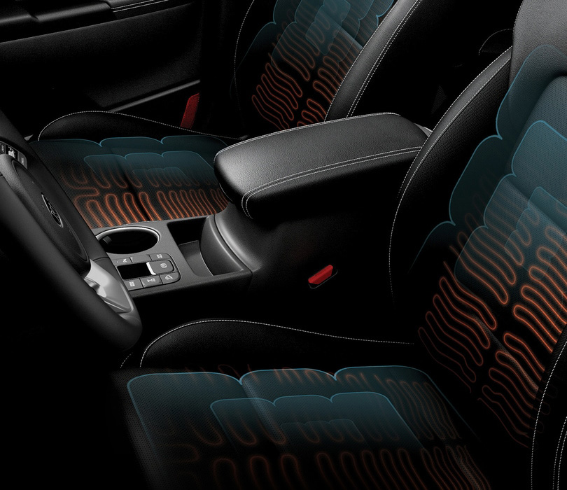 2021 Kia Sportage - Design 2021 Kia Sportage Rendering of Heated and Ventilated Front Seats