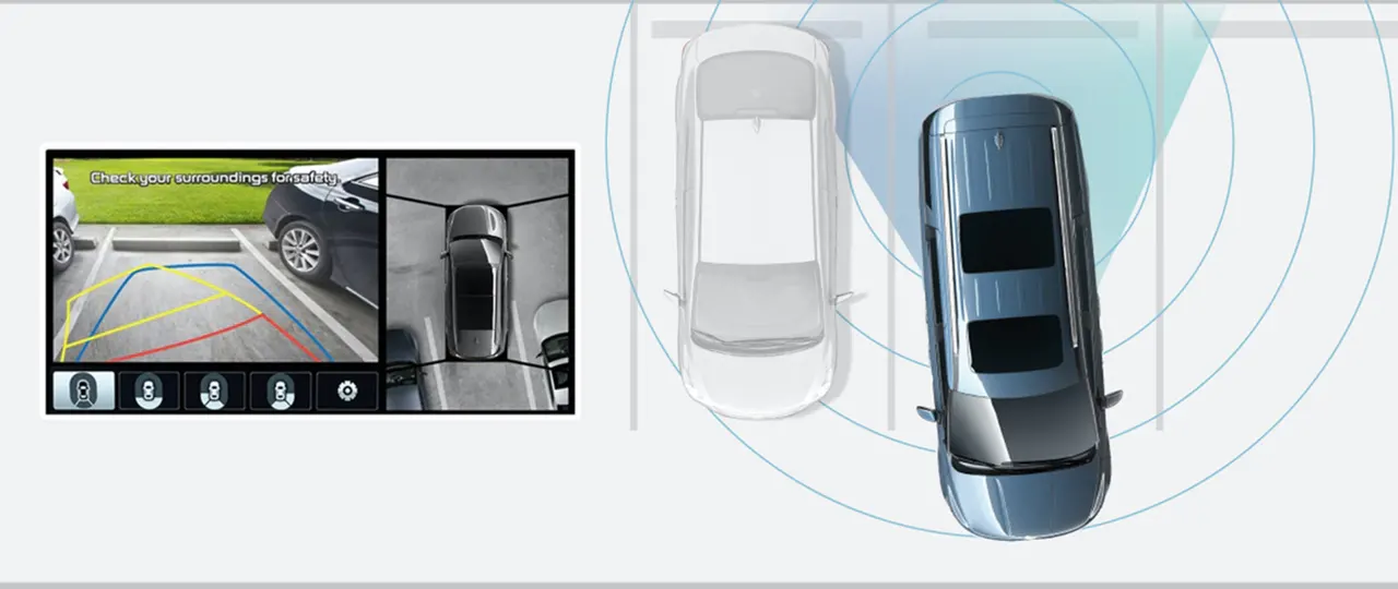 2022 Kia Carnival MPV - Saftey 2022 Kia Carnival MPV with Parking Collision Avoidance