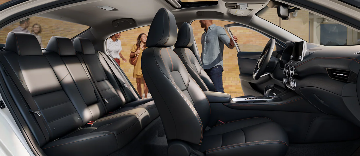 2022 Nissan Sentra Design 2022 Nissan Sentra profile shot of the entire interior