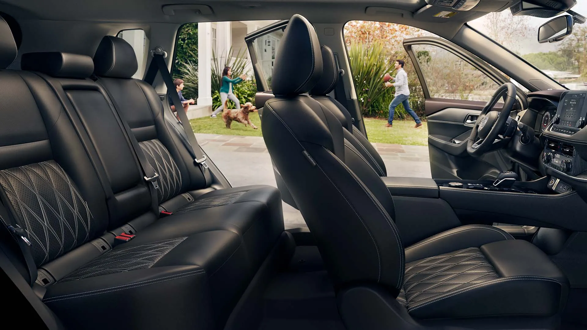 2022 Nissan Rogue Interior Design Rogue interior shot from passenger seat
