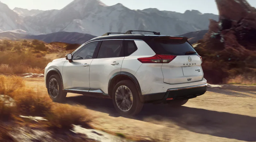2025 Nissan Rogue - Performance 2025 Nissan Rogue Driving Through Dirt