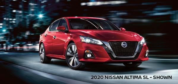 2020 Nissan Altima SL -- shown 2020 Nissan Altima SL -- shown