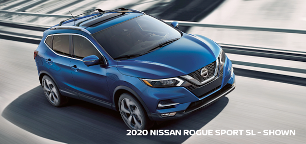 2020 Nissan Rogue Sport SL -- shown 2020 Nissan Rogue Sport SL -- shown