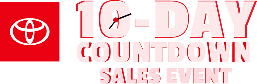Toyota 10-Day Countdown Sales Event at Acton Toyota Toyota 10-Day Countdown Sales Event Logo
