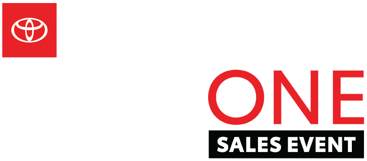 Toyota Big One Sales Event Toyota Big One Sales Event logo