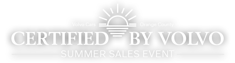 Certified By Volvo Summer Sales Event Certified By Volvo Summer Sales Event