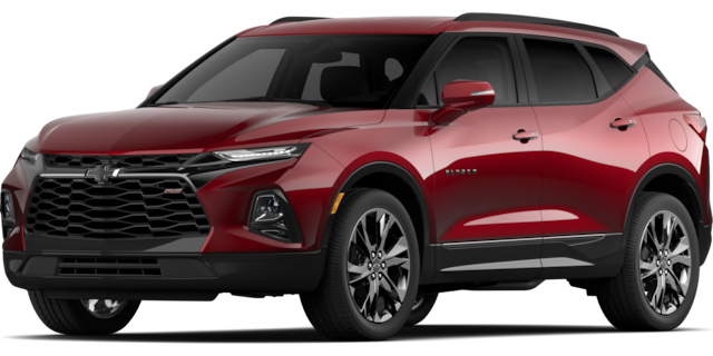 2020 Chevrolet Blazer - RS 2020 Chevrolet Blazer RS Model Cut-Out