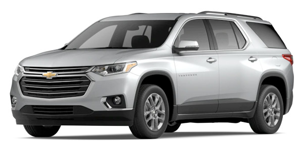 2020 Chevrolet Traverse LT Cloth 2020 Chevrolet Traverse LT Cloth Model Cut-Out