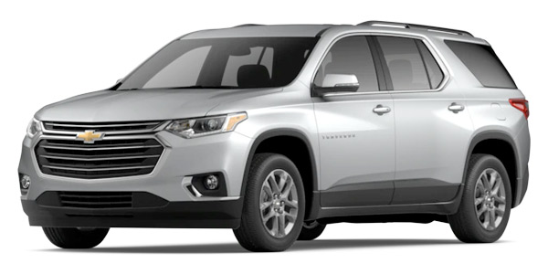 2020 Chevrolet Traverse LT Leather 2020 Chevrolet Traverse LT Leather Model Cut-Out