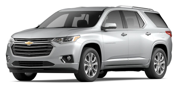 2020 Chevrolet Traverse Premier 2020 Chevrolet Traverse Premier Model Cut-Out