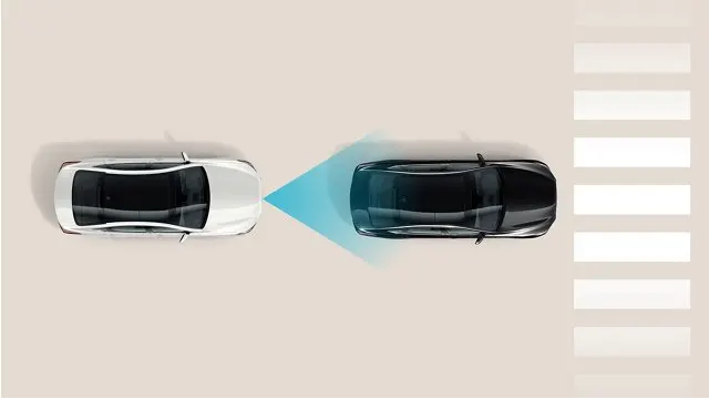 Hyundai Sensing Another Vehicle Ahead