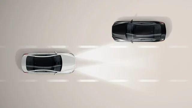 Hyundai high beams