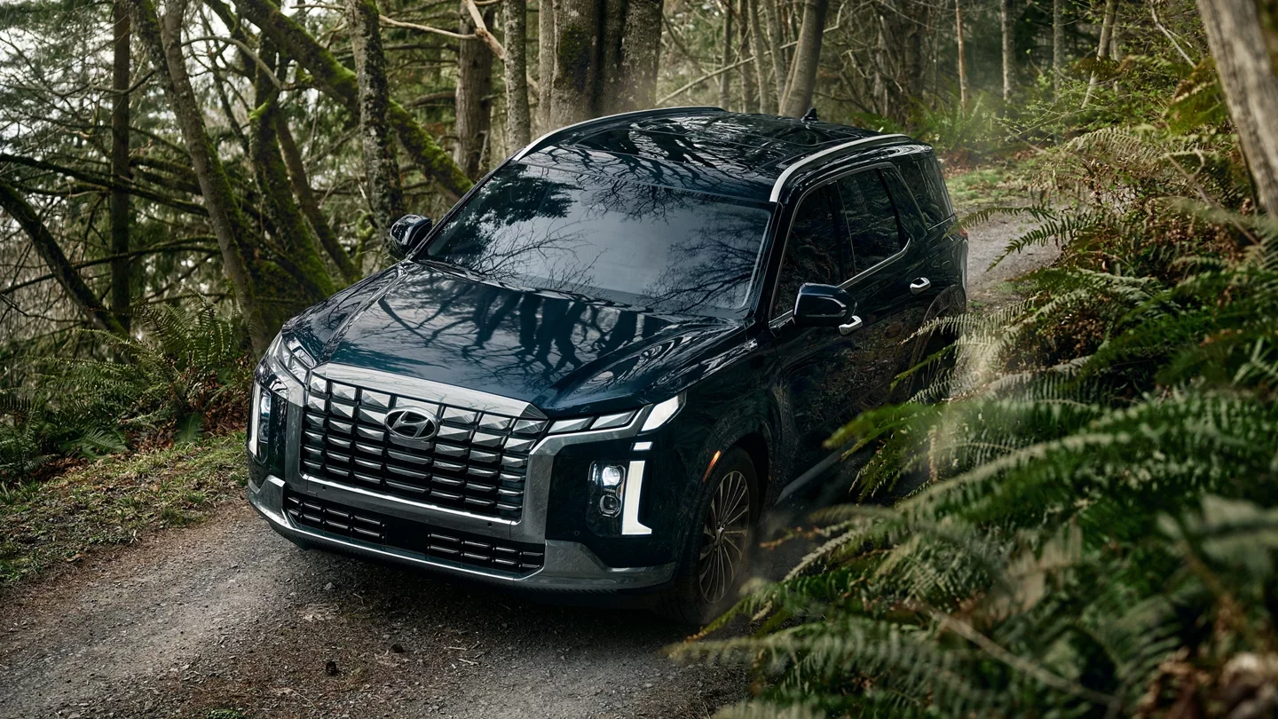 2025 Hyundai Palisade Driving through Woods