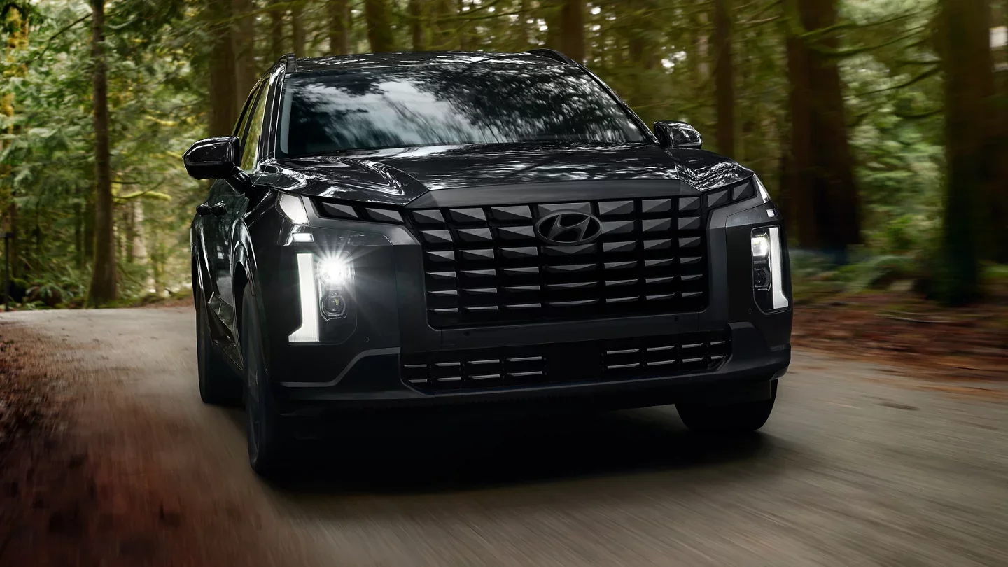2025 Hyundai Palisade Driving through woods