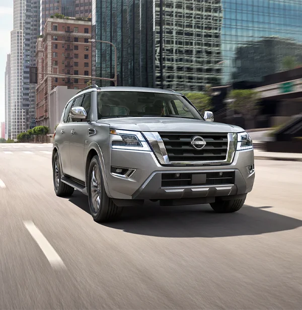 2023 Nissan Armada on city road