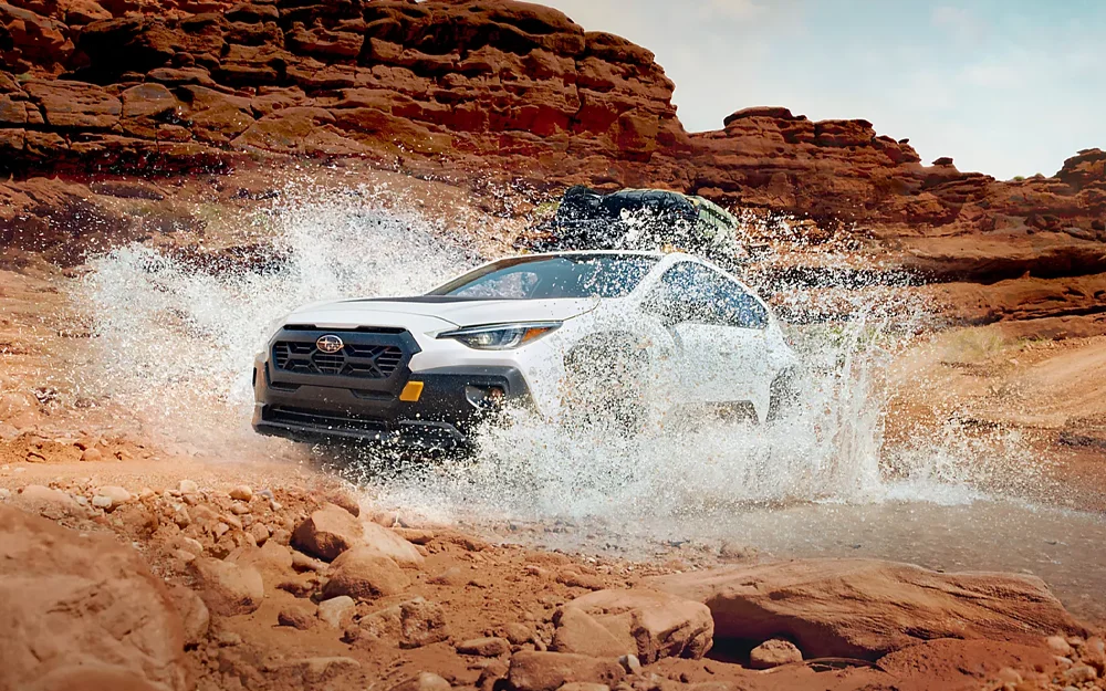 Crosstrek driving through water