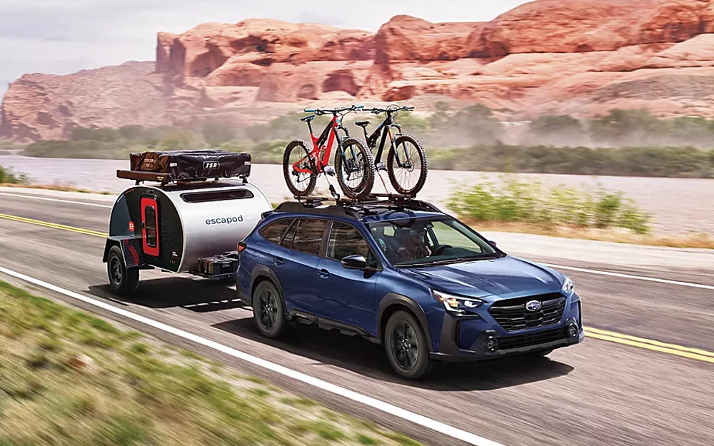 2025 Subaru Outback - Capability Outback towing a trailer