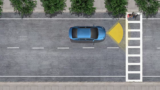 Pre-Collision System With Pedestrian Detection