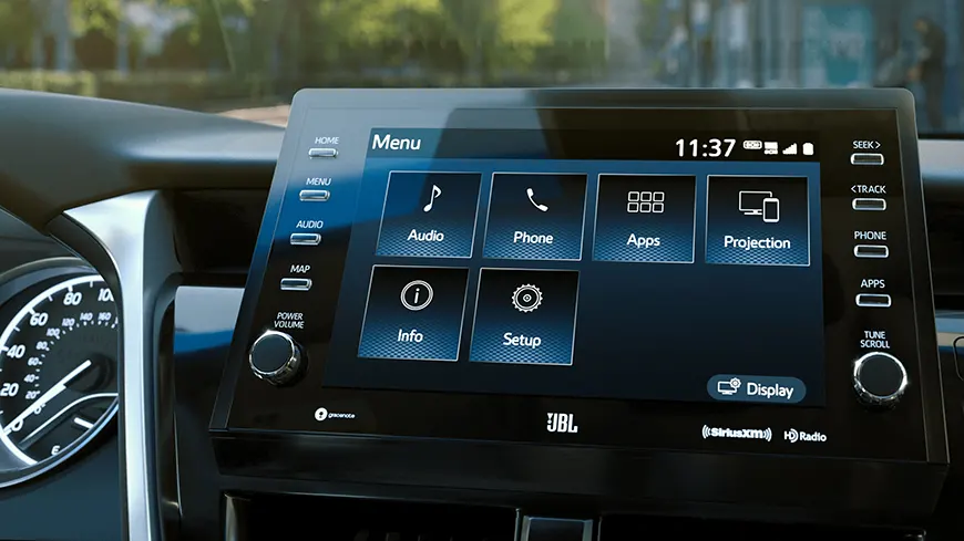 9-inch touchscreen display in 2021 Toyota Camry