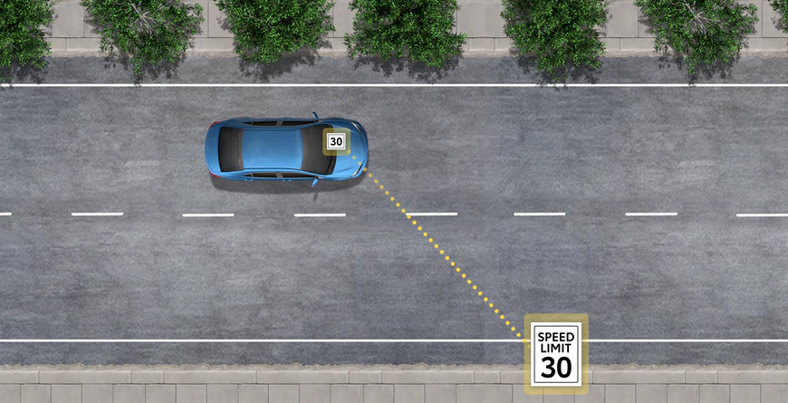 2021 Toyota Camry with Road Sign Assist