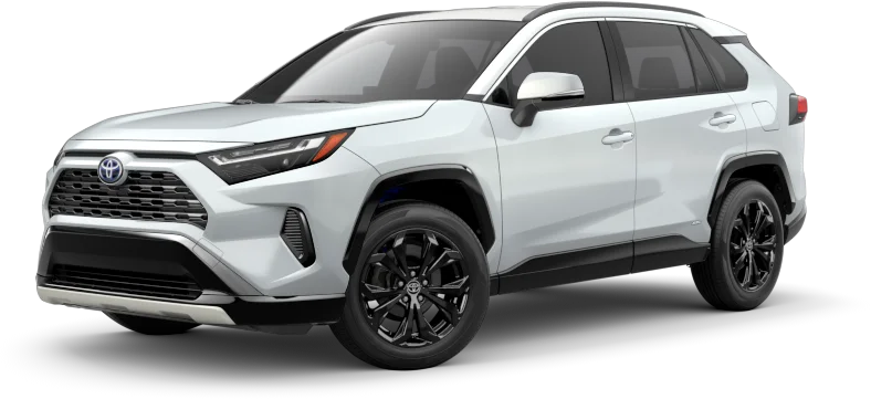 2023 Toyota Rav4 Hybrid SE 2023 Toyota Rav4 Hybrid SE Model Cut-Out