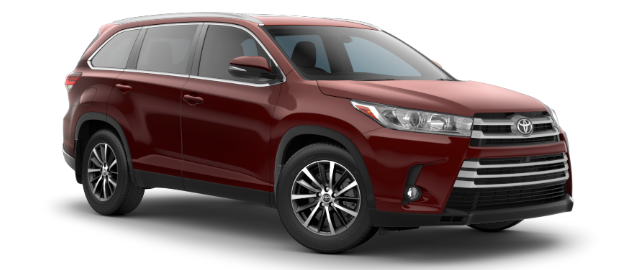 2019 Toyota Highlander XLE V6 shown