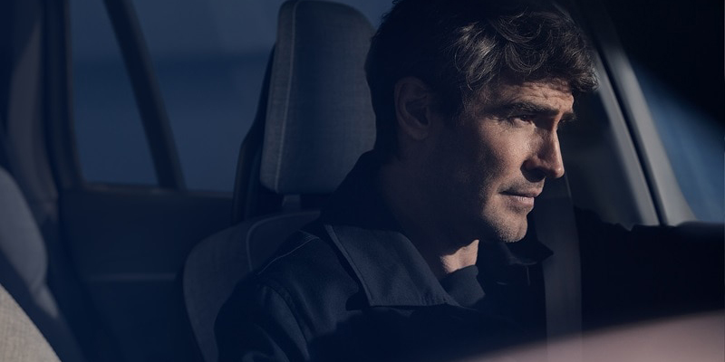 Man Driving Volvo