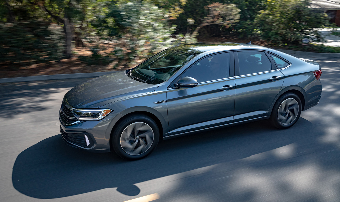 2022 VW Jetta driving on highway